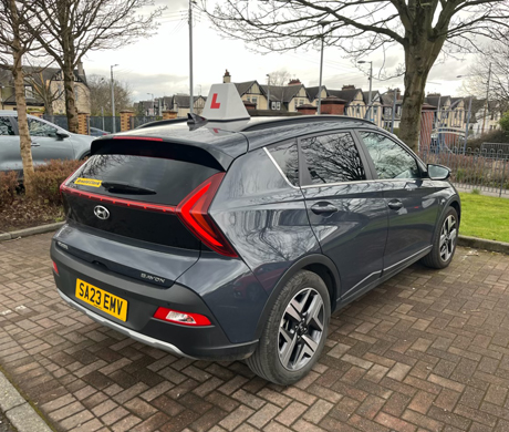 car used for driving lessons